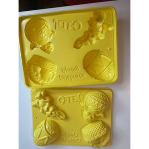 Vintage Jello Jigglers Easter Molds Bunny Egg Chick Plastic Set